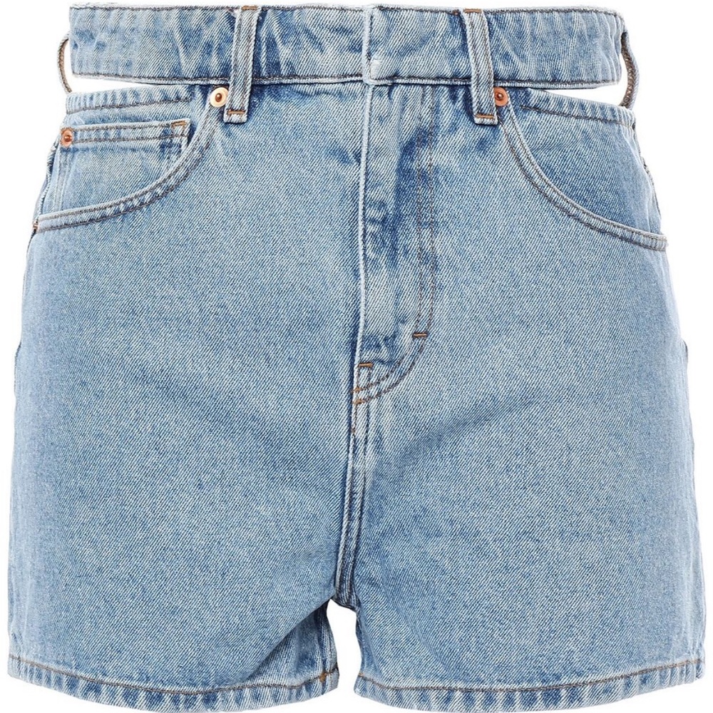 NWOT Iro Comeo Cutout Denim Shorts